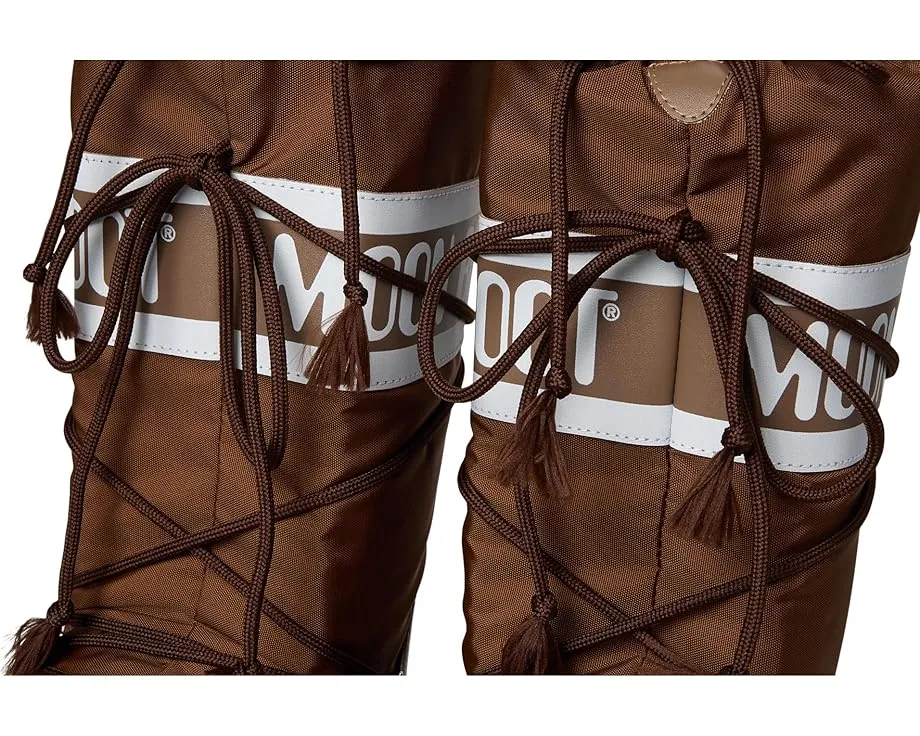 Ботинки MOON BOOT Icon Nylon в ретро-футуристическом стиле