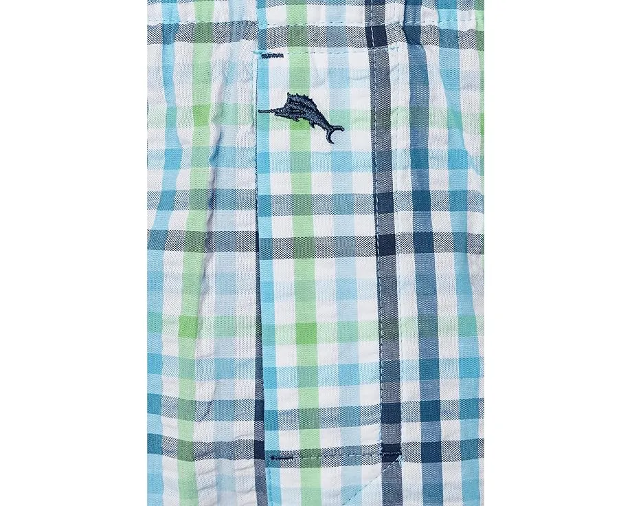 Шорты Cotton Seersucker Woven Boxer Tommy Bahama с принтом