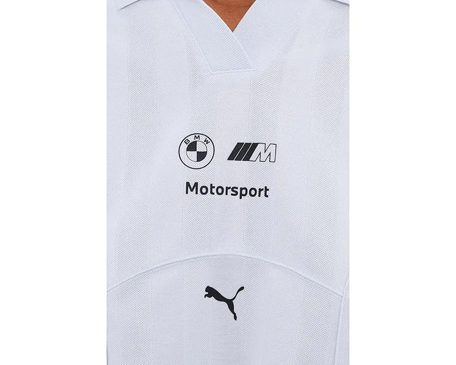 Кроп-поло PUMA BMW M Motorsport Lifestyle из жаккарда с дизайном по мотивам M3 E46