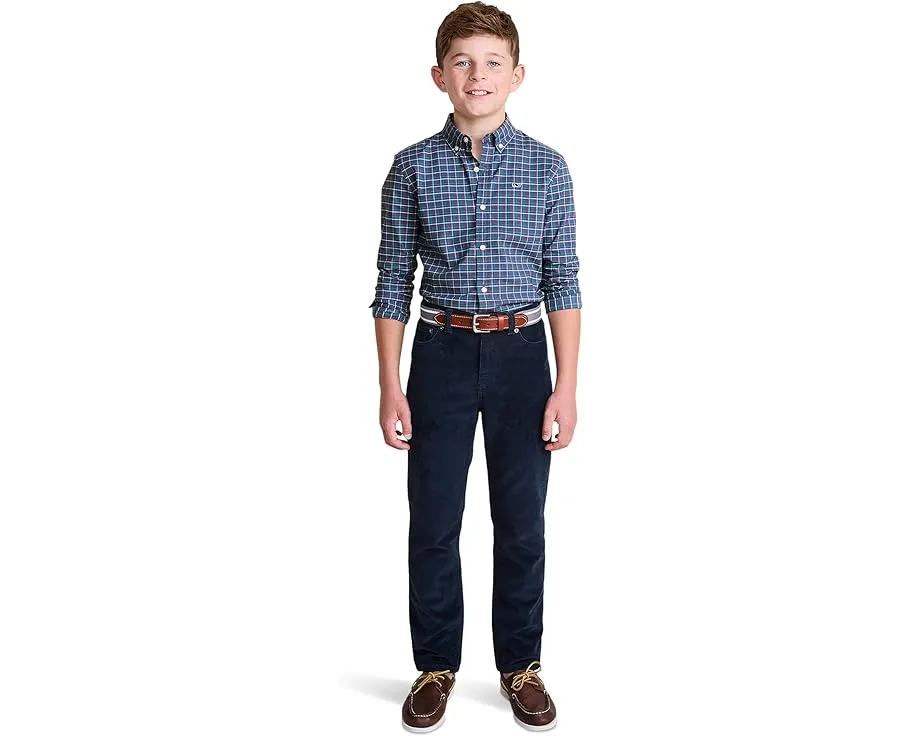 Vineyard Vines Kids рубашка Wauwinet из перформанс-хлопка с охлаждающим эффектом