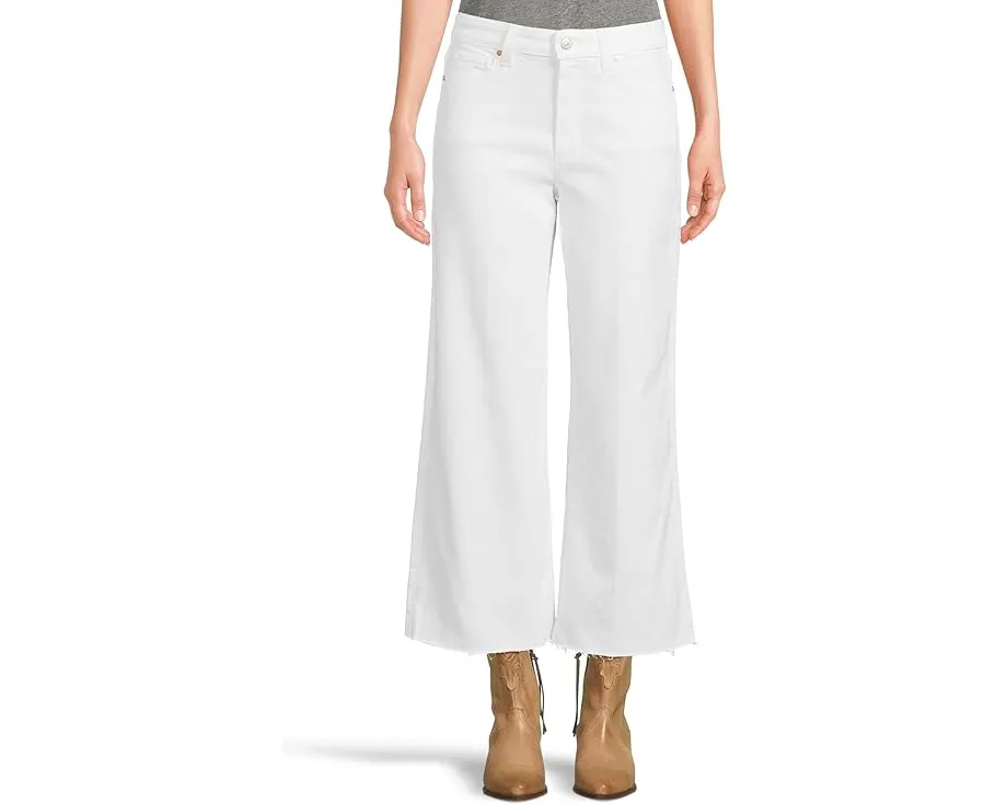 Брюки Paige Anessa с высокой талией и широкими штанинами в белом цвете