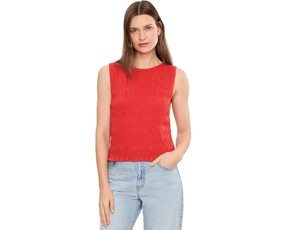 Топ Smocked Boatneck Tank от Madewell со сборками