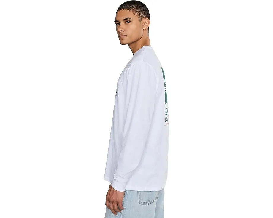 Футболка Vineyard Vines Golf Ball Whale с длинным рукавом и принтом