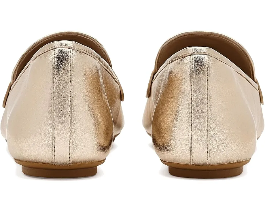 Лоферы FitFlop Delicato из мягкой металлизированной кожи