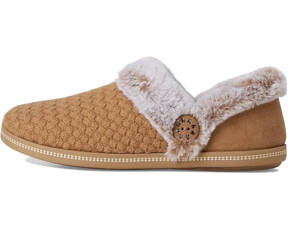 Тапочки SKECHERS Cozy Campfire Frosty Promise с веганским стеганым верхом из искусственного меха
