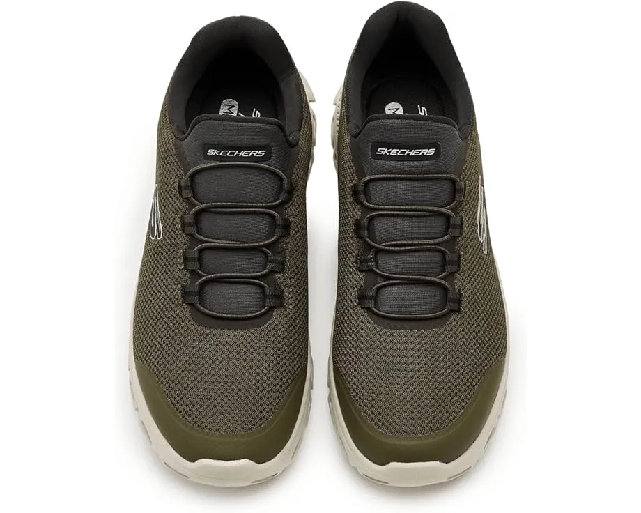 Эластичные кроссовки SKECHERS Glide-Step Noltek с геометрической подошвой