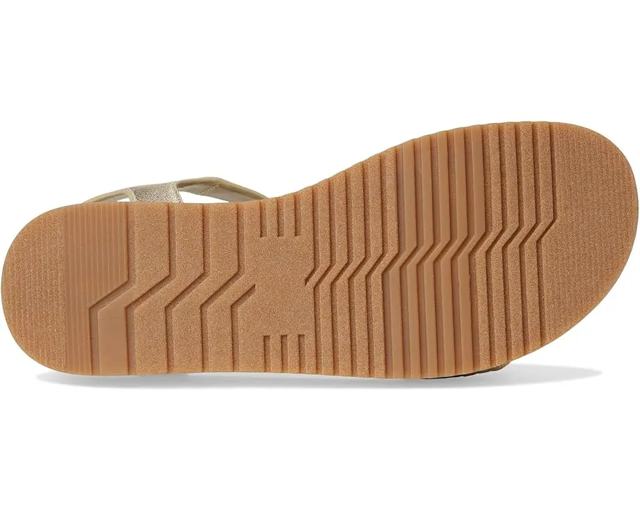 Сандалии Naturalizer Neila3 на танкетке с деталями из рафии и регулируемой пряжкой