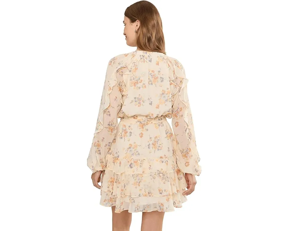Платье Lauren Ralph Lauren с цветочным принтом и оборками