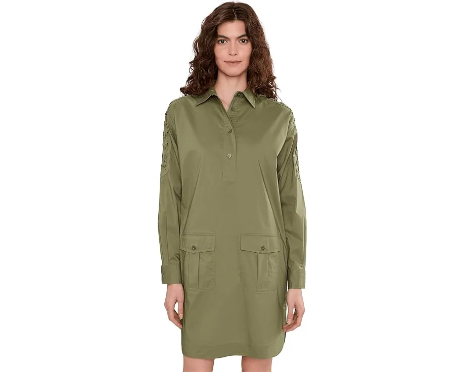 Платье-рубашка Lauren Ralph Lauren из смесового хлопка