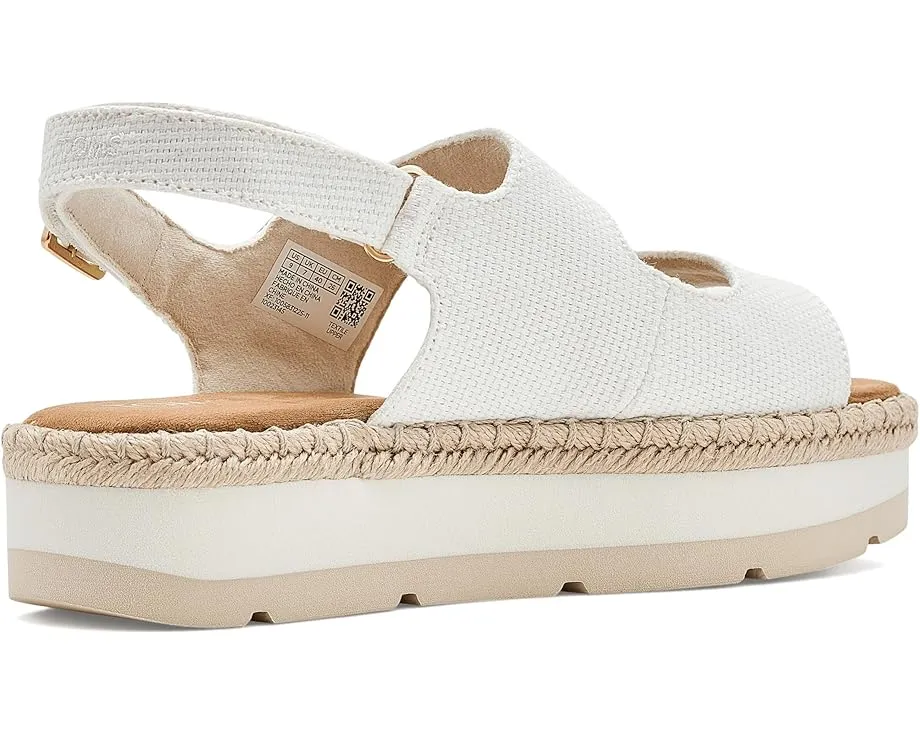 Сандалии TOMS Giana на платформе с регулируемой застежкой на липучке