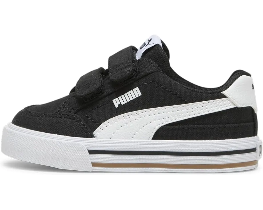 Детские кроссовки Puma Court Classic Vulc на липучке из искусственной замши