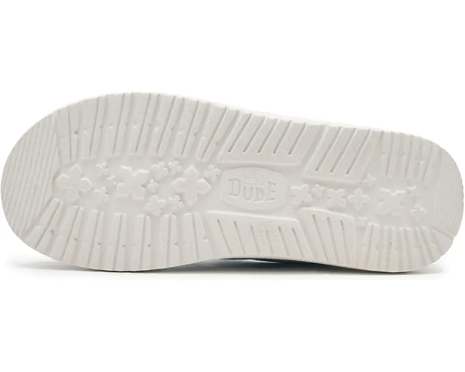 Детские слипоны Hey Dude Kids Wally Stretch Jersey с эластичным верхом