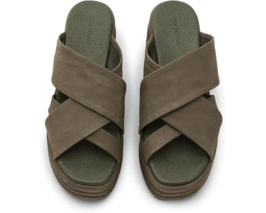 Босоножки Wanderbay Flatform от Free People на платформе из замши