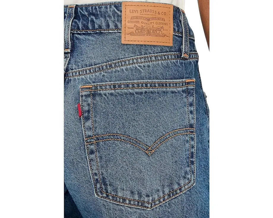 Джинсы Levi's Premium Baggy Dad Barrel с зауженным кроем и карманами