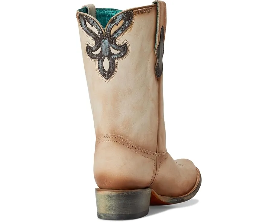 Ботинки Corral A4760 до середины икры с вышивкой и накладками из кожи коровьей