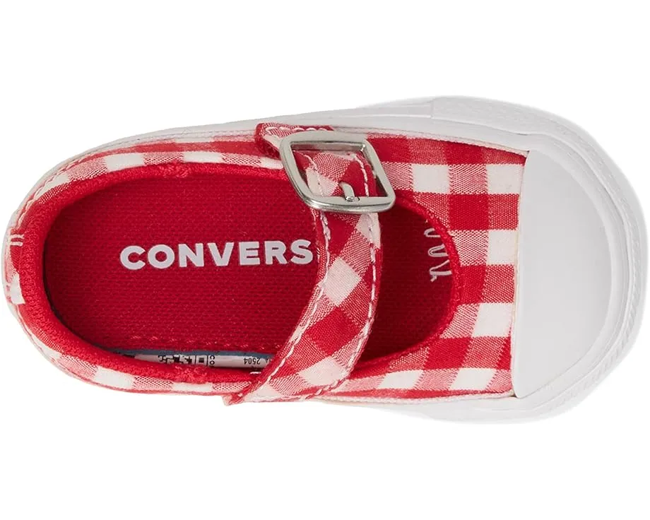 Converse туфли Mary Jane Chuck Taylor All Star Dainty в клетку для малышей