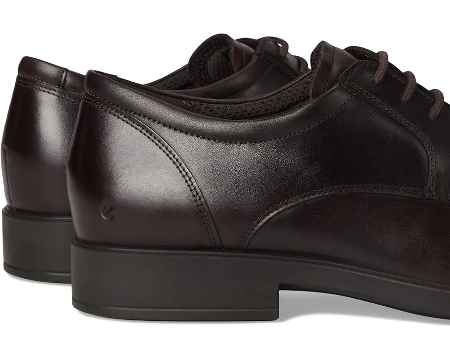 Оксфорды ECCO Milan Plain Toe с перфорацией и технологией ECFS