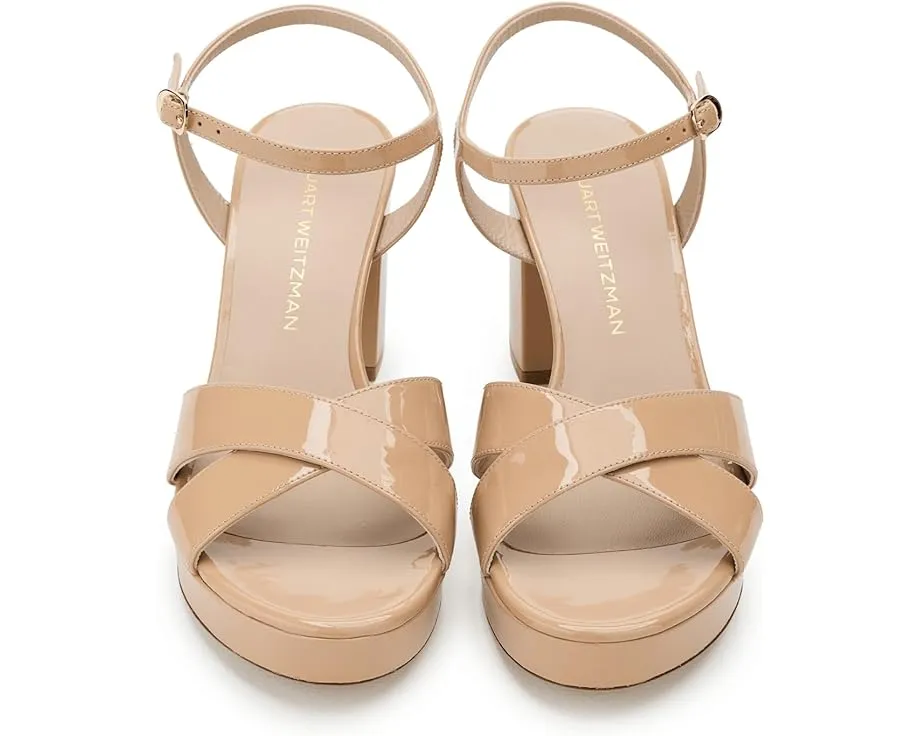 Сандалии Stuart Weitzman Dayna Platform 80 на платформе с ремешком на щиколотке