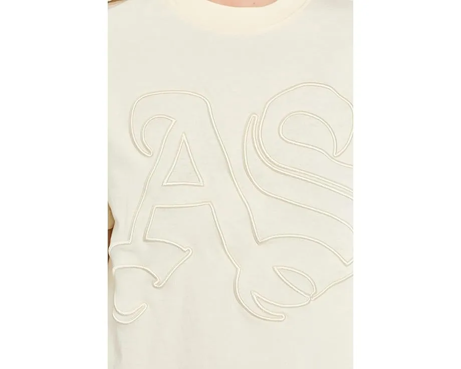 Футболка AllSaints Lisa Embos с тиснением и обычным кроем