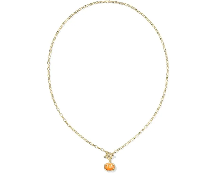 Ожерелье Kendra Scott Pumpkin Link And Chain с застежкой-переключателем