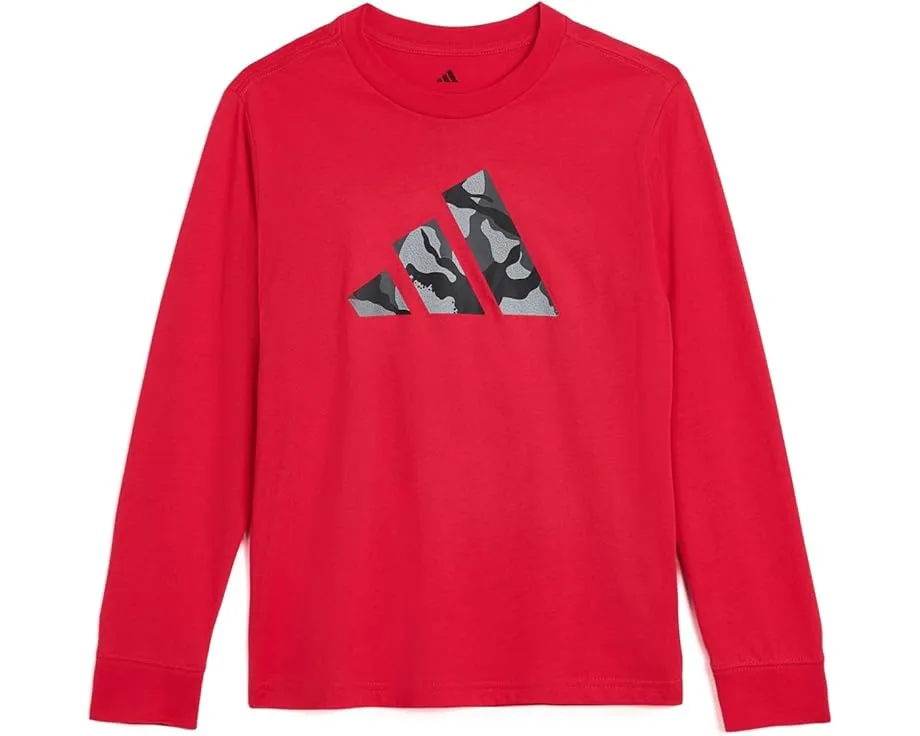 Adidas детская футболка с принтом Sport Graphic с длинным рукавом