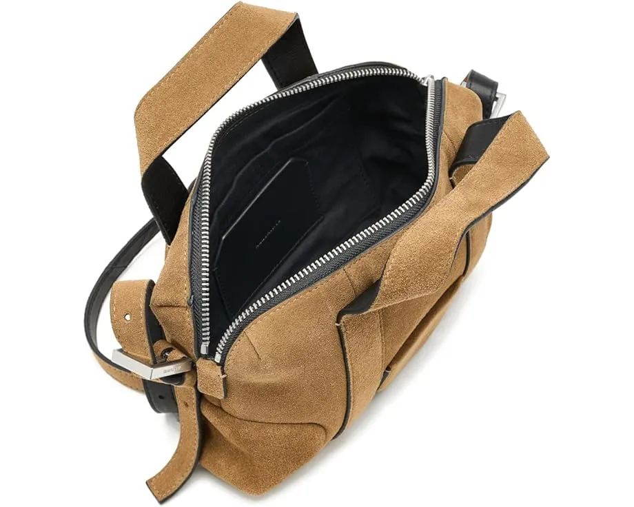 Компактная кроссбоди сумка AllSaints Ares S Compact Xbody из овечьей кожи