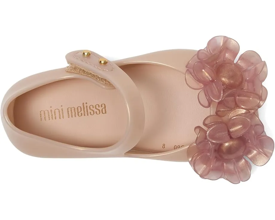 Mini Melissa сандалии Ultragirl Springtime для детей с блестящим покрытием