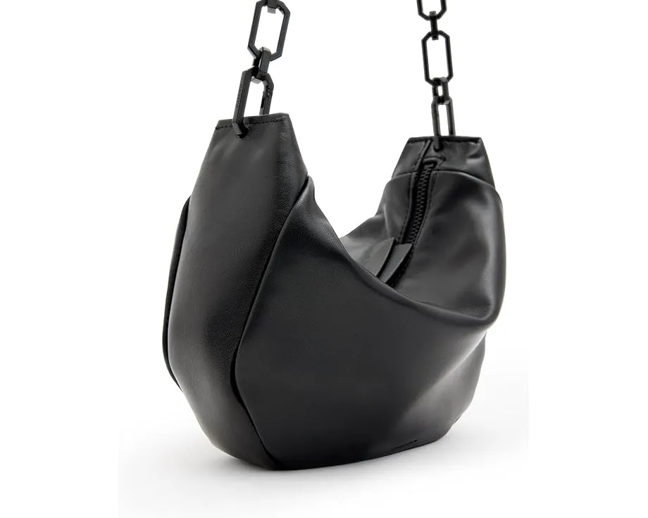 Мини-сумка AllSaints Madea Mini Chain Bag с цепочкой и бисерным декором