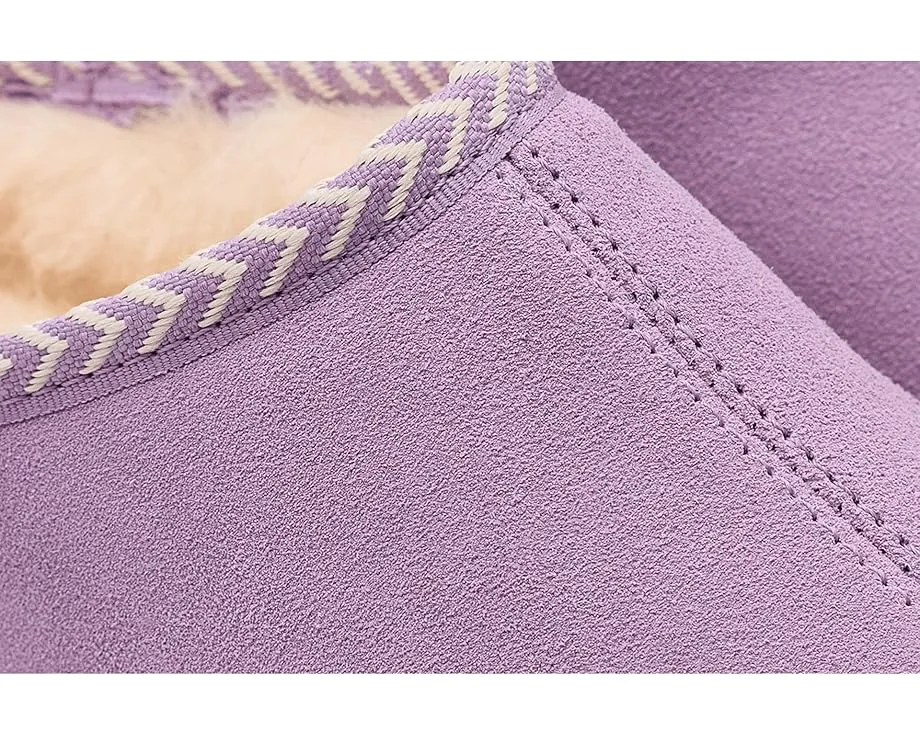 Тапочки Tabitha Bearpaw из кожи с круглым носком