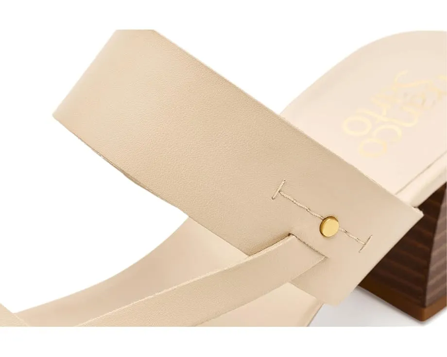 Сандалии Keoni Slide с квадратным носком и кожаным верхом