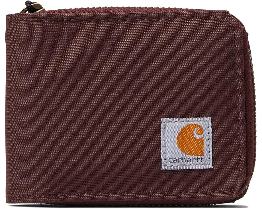 Carhartt нейлоновый кошелек на молнии Nylon Duck с отделением для карт