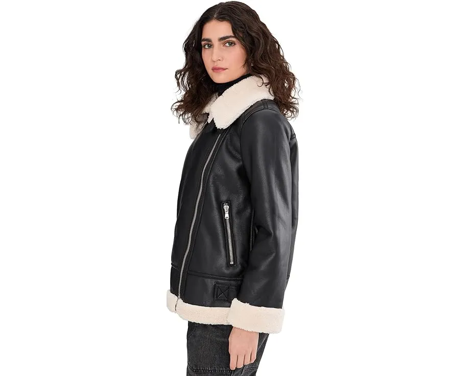 Куртка Vince Camuto с воротником и застежкой-молнией спереди