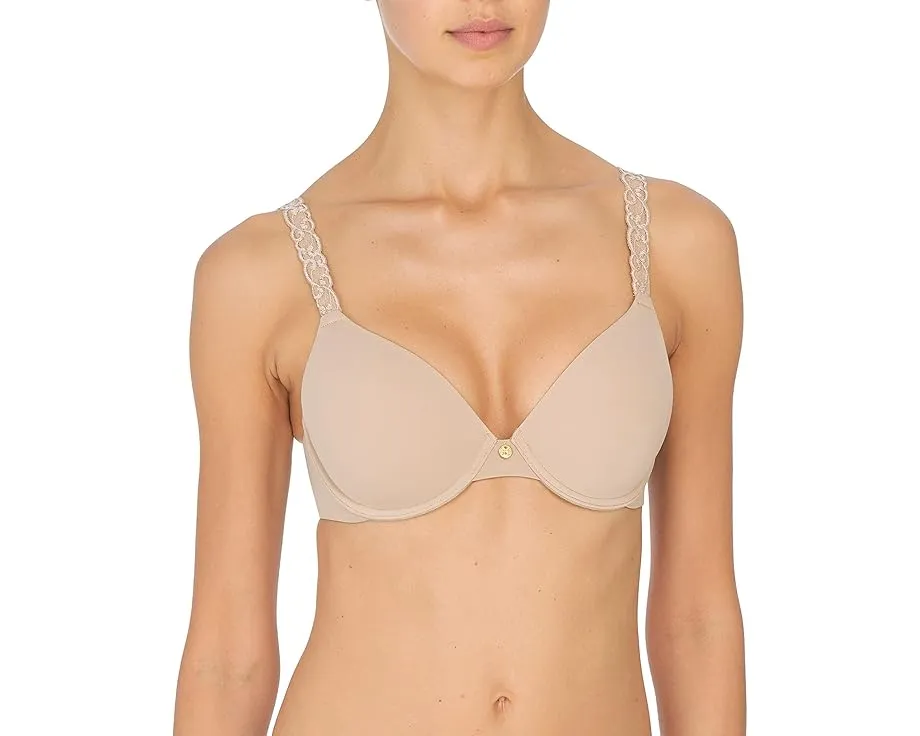 Бюстгальтер Natori Pure Luxe Contour с косточками и кружевом