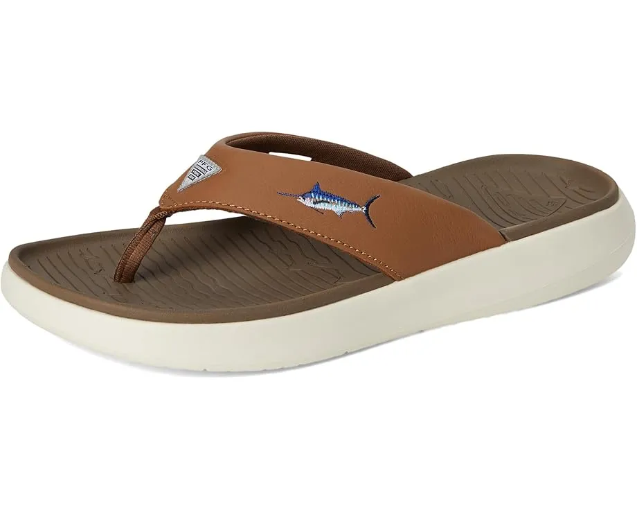 Шлепанцы Columbia Boatside Fish Flip с мягкой стелькой и подошвой Omni-Grip LT