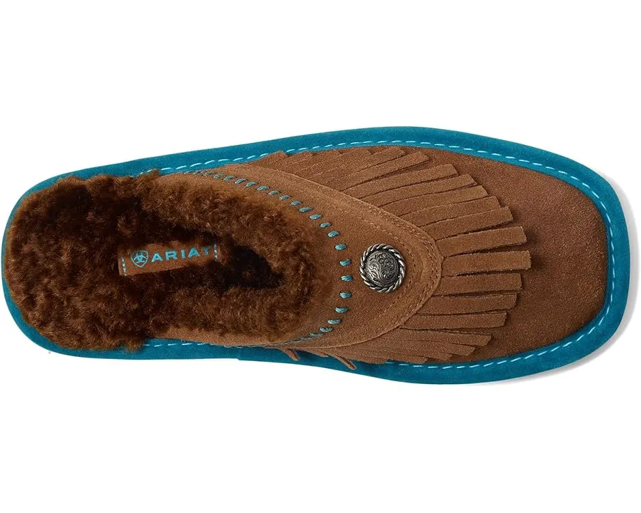 Домашние тапочки Ariat Jackie Square Toe Exotic с вышивкой