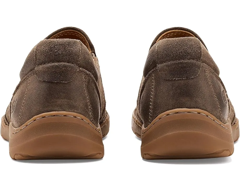 Мокасины Sandor от Born из замши с ручной конструкцией Opanka