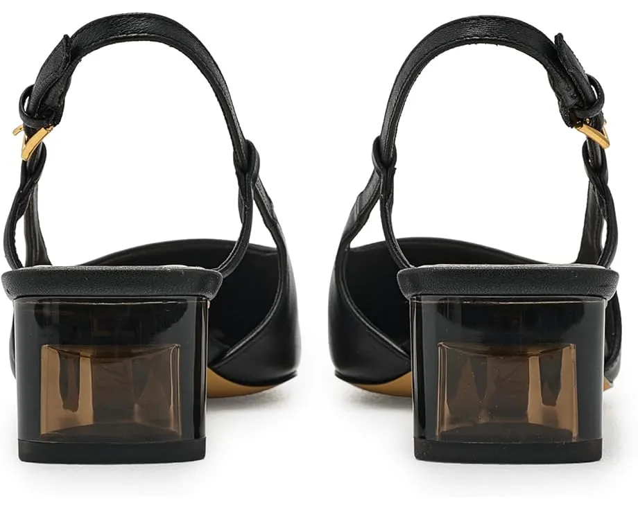 Лодочки A-Amelie Slingback с острым носком и устойчивым каблуком