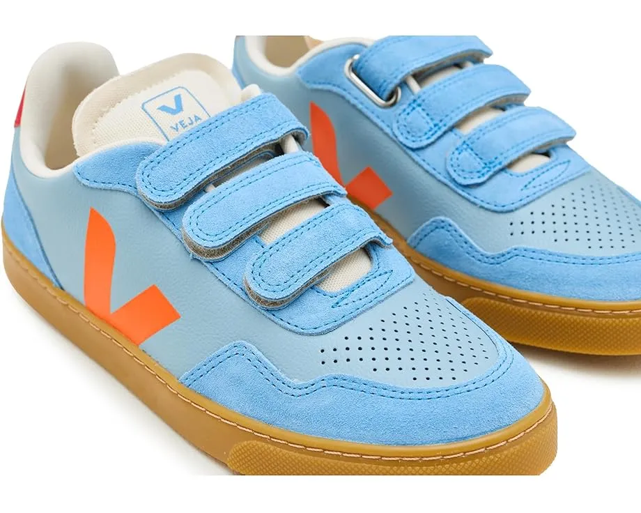 Кроссовки VEJA Kids Small V-90 на липучке с кожаным верхом
