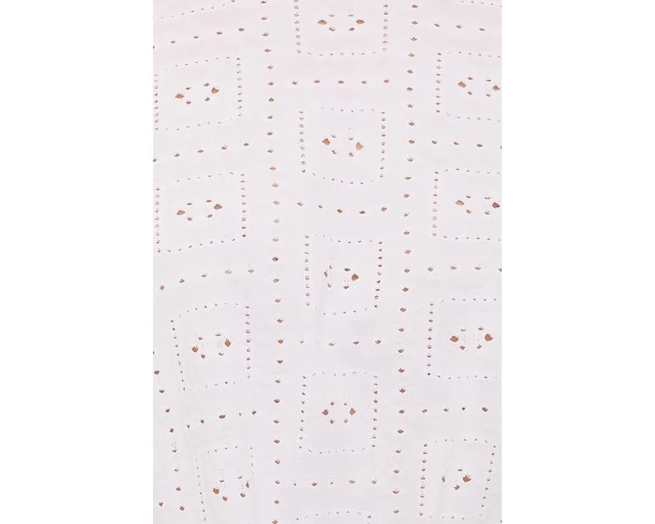 Хлопковая футболка Eyelet All Day Tie Tee Sanctuary