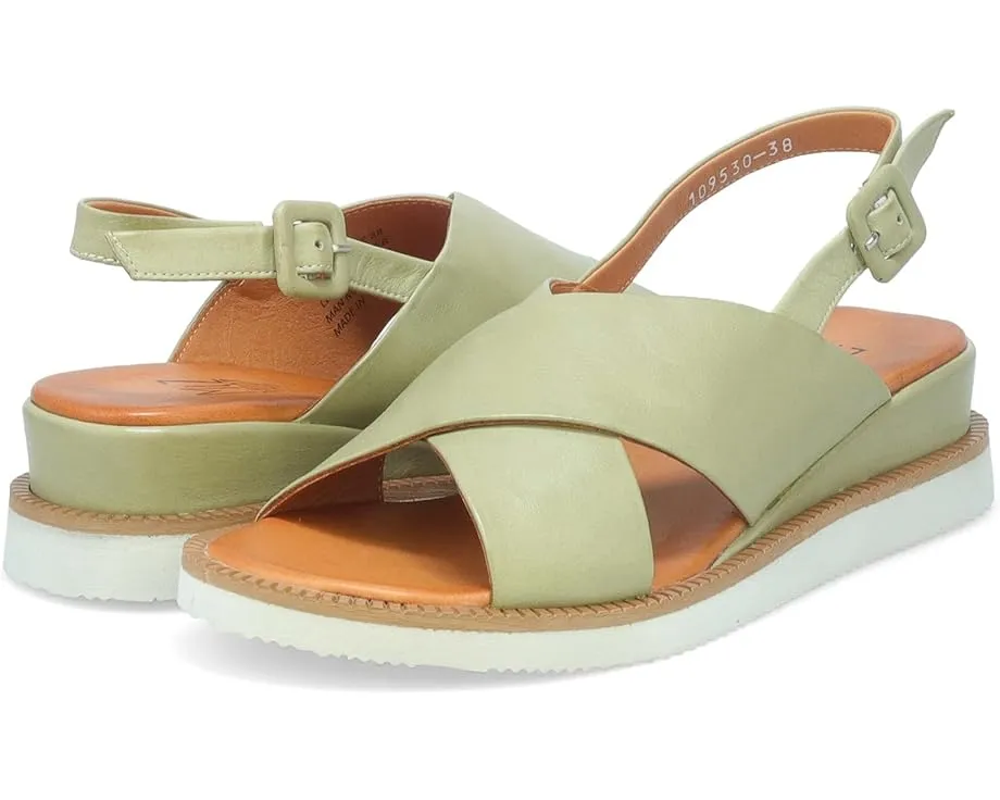 Босоножки Miz Mooz Ella на танкетке с застежкой на щиколотке