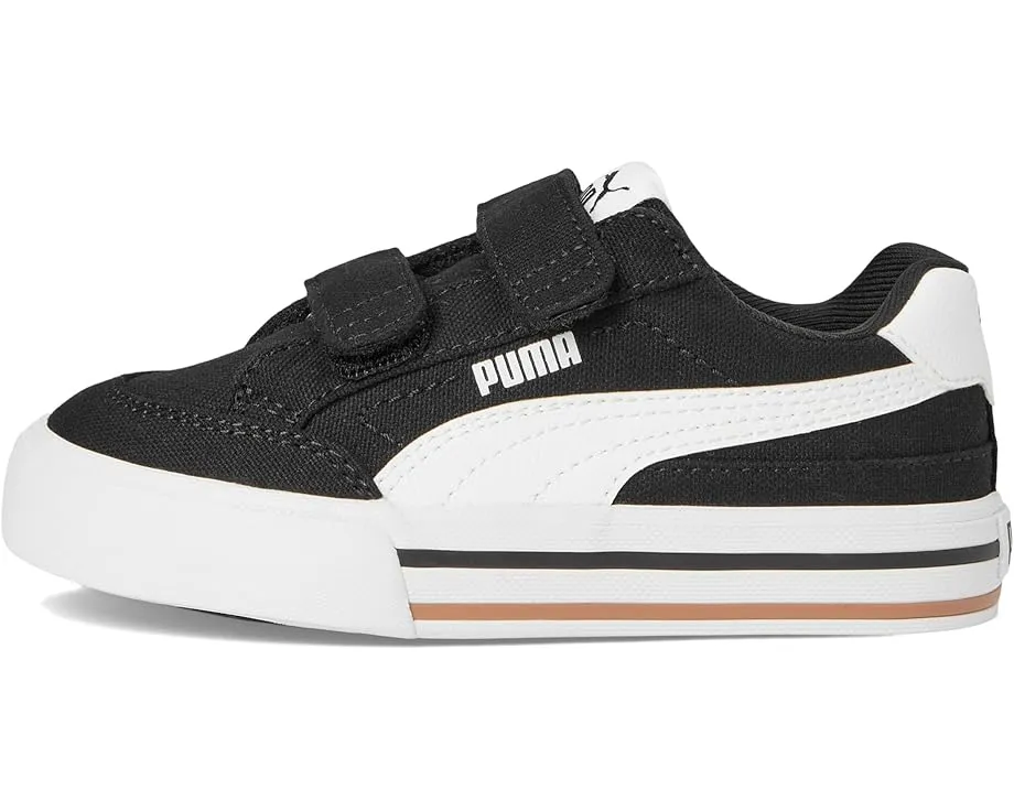 Puma Court Classic Vulc Hook And Loop детские кроссовки на липучках из переработанных материалов