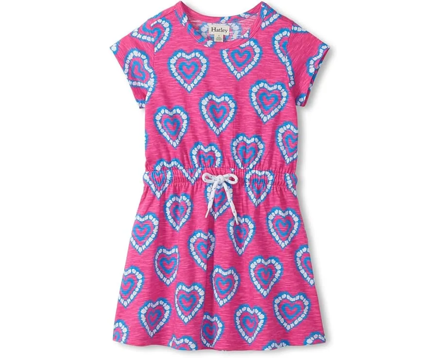Платье Heart Burst с коротким рукавом для малышей и детей Hatley
