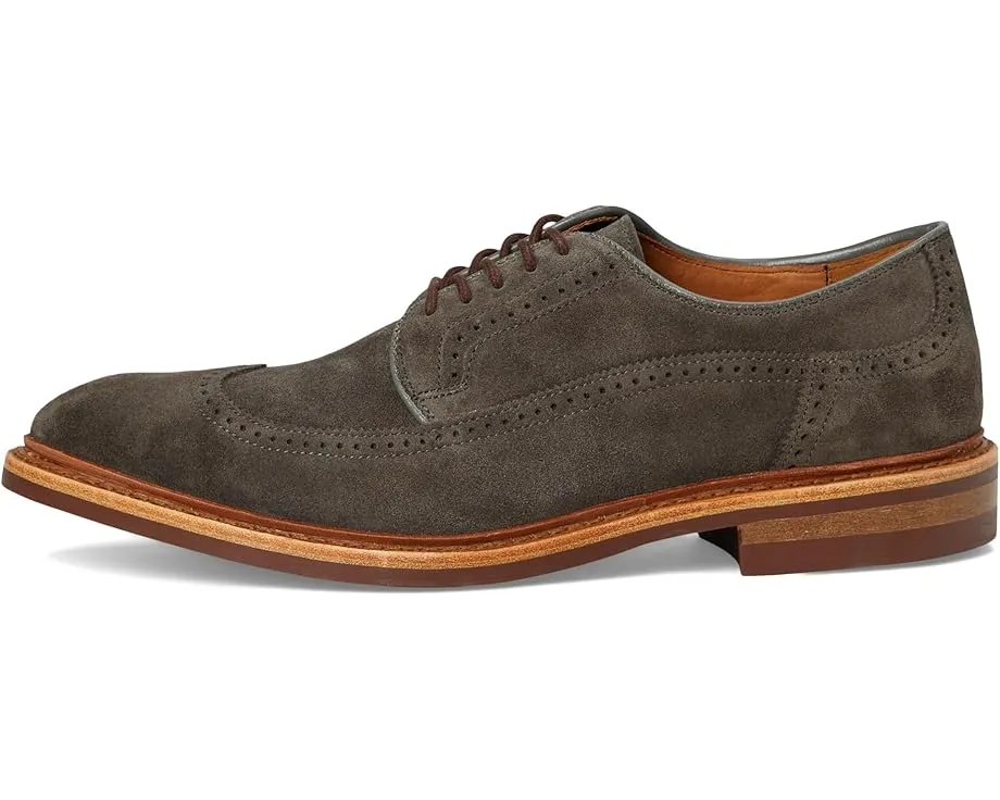 Туфли Allen Edmonds Winstonmok Derby из замши с контрастной строчкой