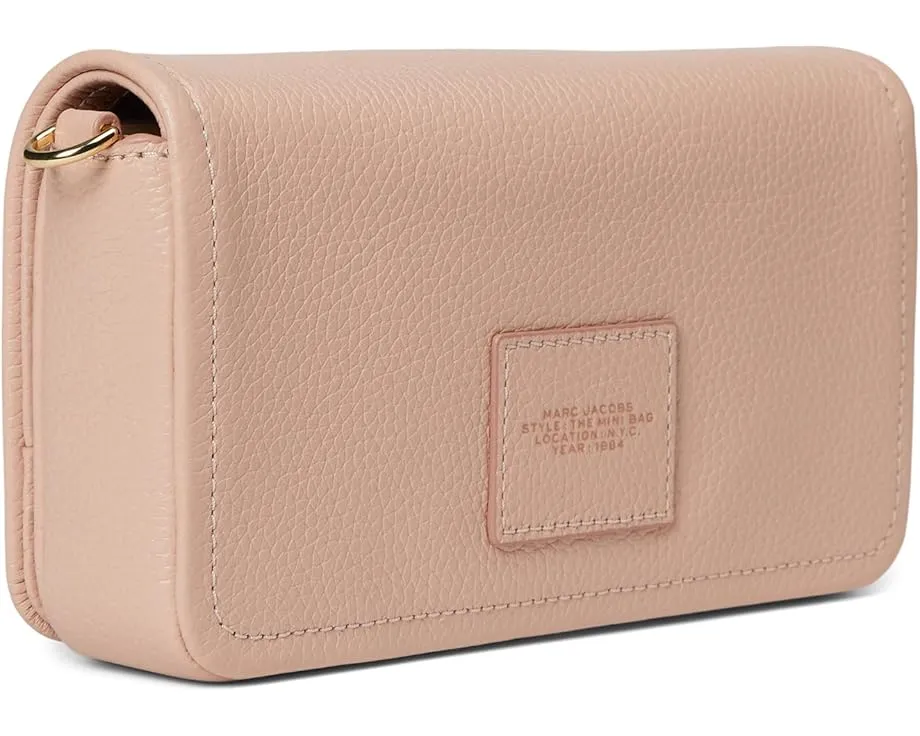 Мини-сумка The Leather Mini Bag из кожи с регулируемым ремнем Marc Jacobs