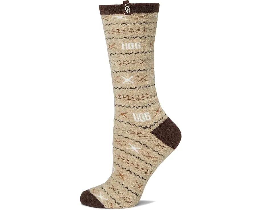 Носки UGG Leslie Graphic Crew с принтом и удобной посадкой