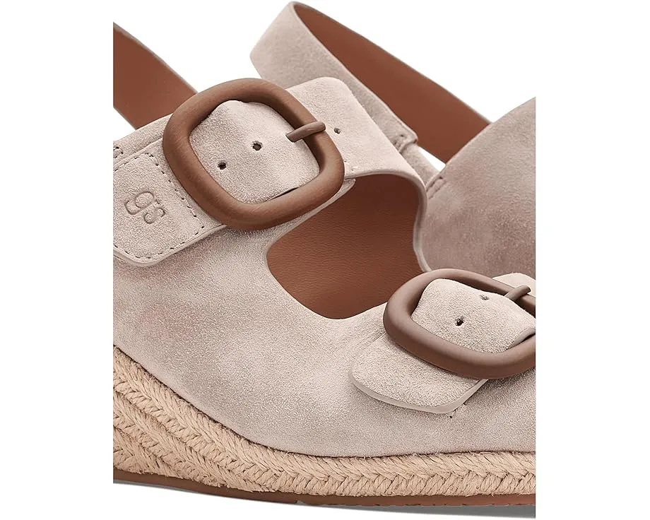 Сандалии Greca от Gentle Souls by Kenneth Cole на танкетке и с кожаным верхом