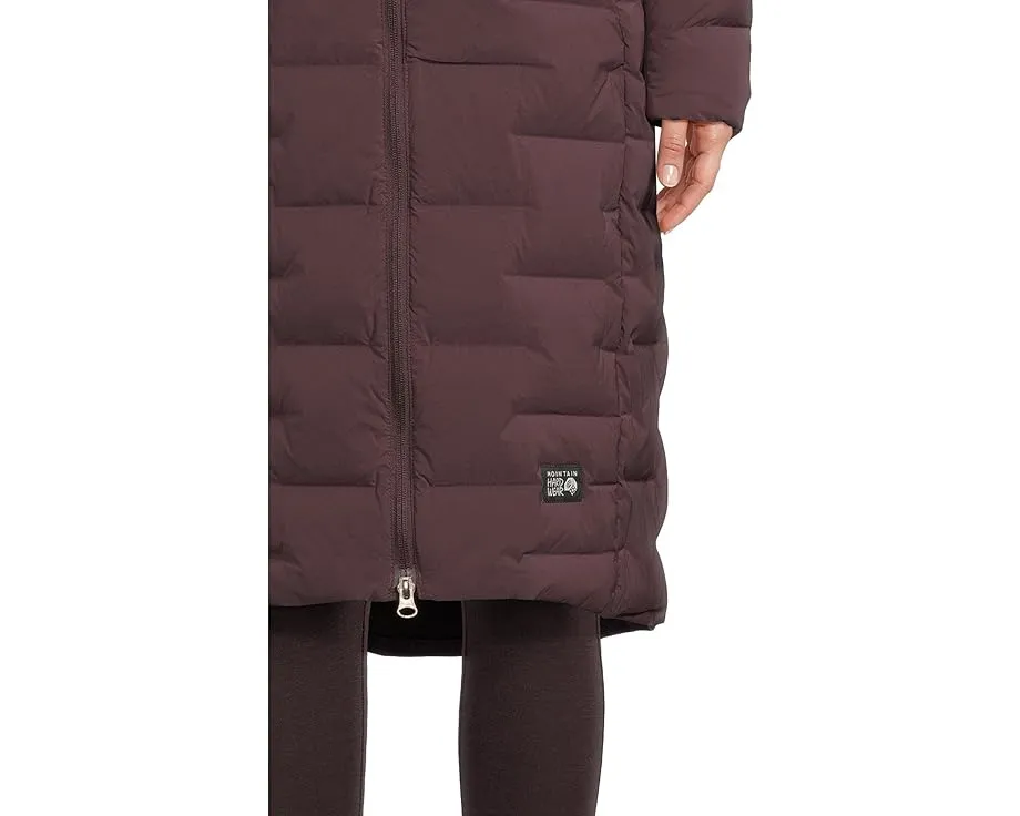 Длинная утепленная парка Stretchdown с технологией растягивающейся ткани