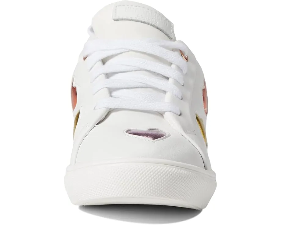 Детские кроссовки Kurt Geiger London Kids Mini Lane Love с разноцветными сердечками