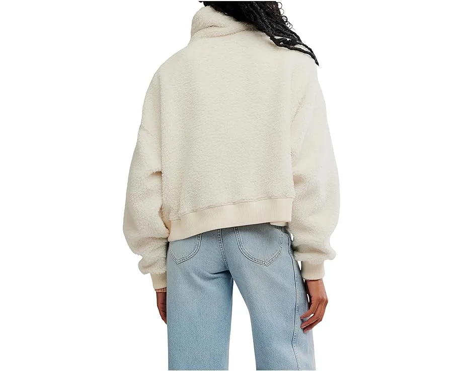 Кардиган Free People Alpine Sherpa с искусственным мехом и шнурками