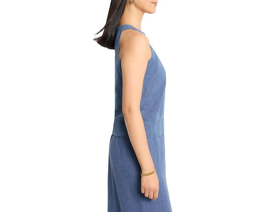 Льняной топ NIC+ZOE Rumba Linen Pop On